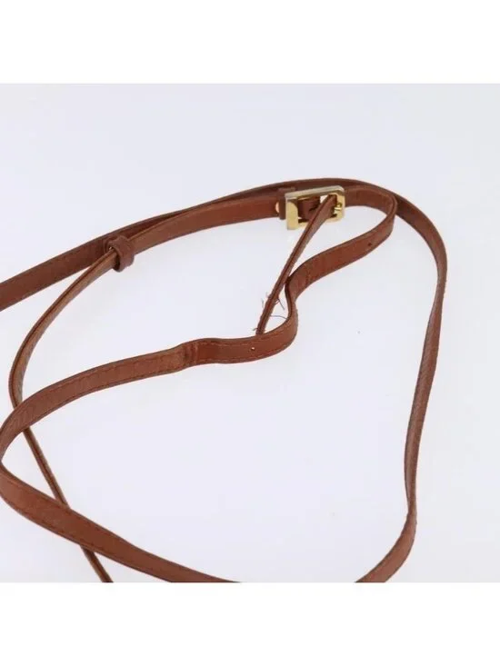 Authentic MCM Logogram Vicetos Shoulder Bag PVC Leather Brown - Picture 15 of 16